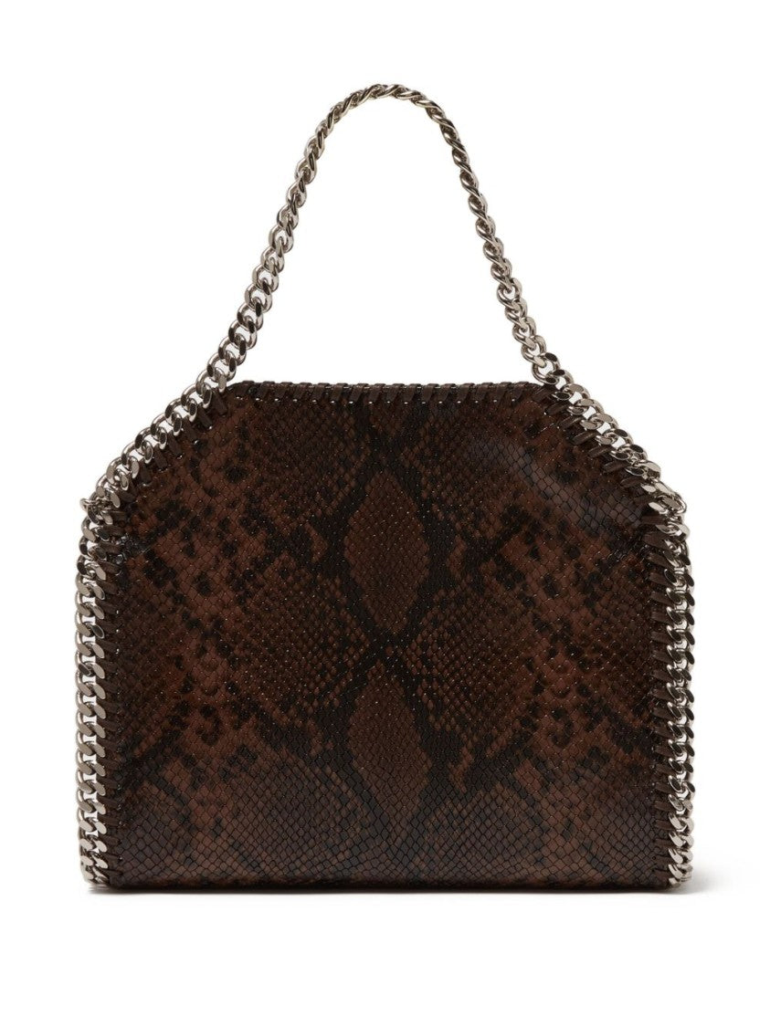Stella Mccartney Structured Snakeskin Handbag
