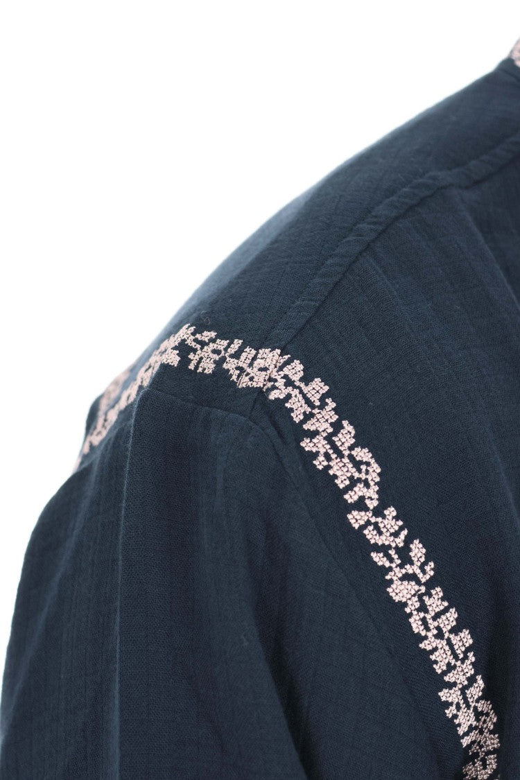 Isabel Marant Cizalie Embroidered Cotton Gauze Bohemian Blouse