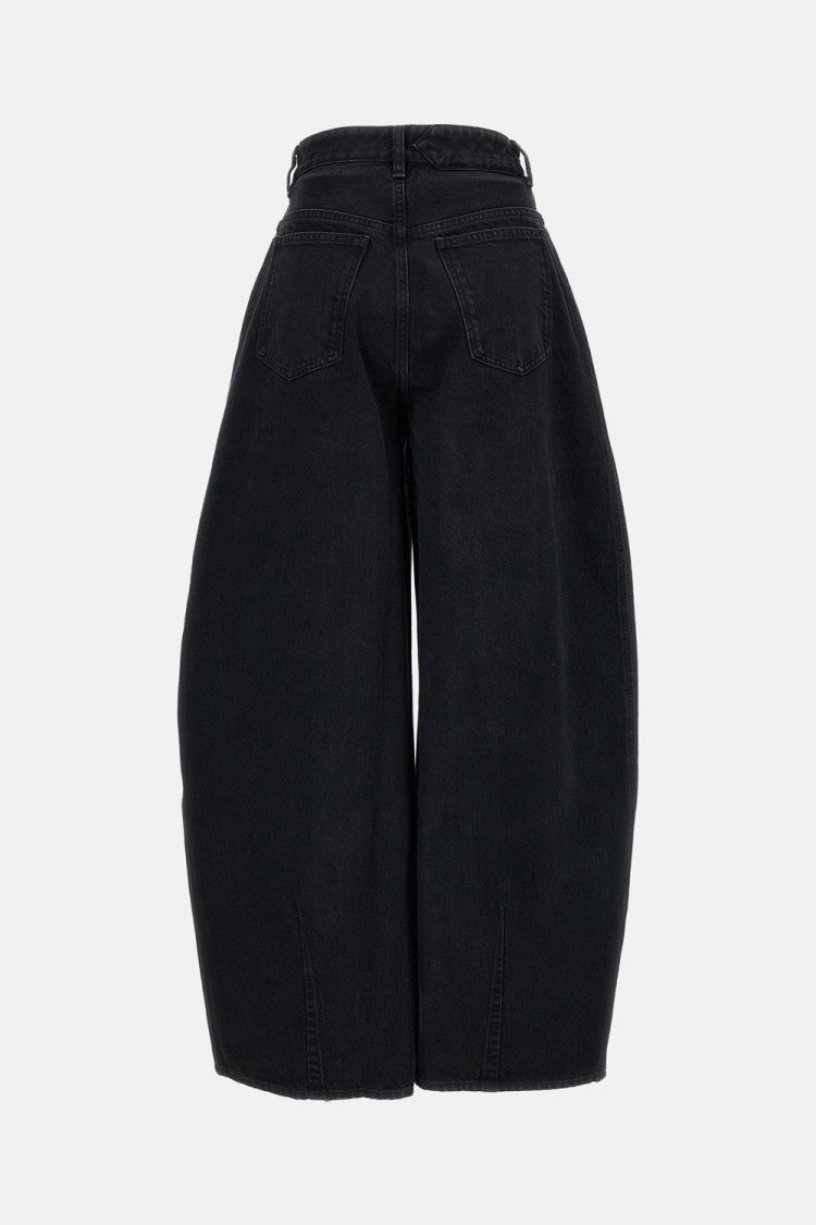 Jacquemus Curved Leg Curved Leg Cotton Trousers