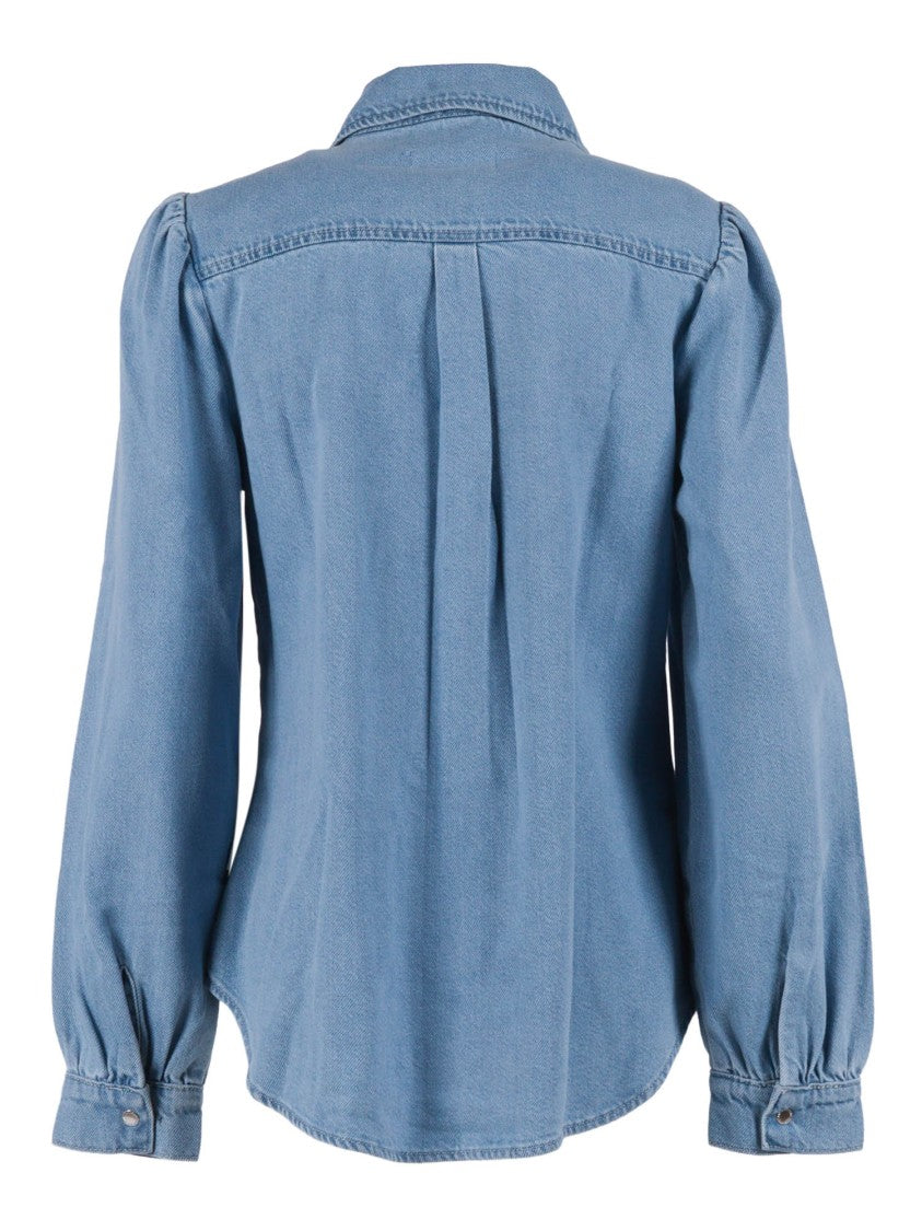 7 For All Mankind Hana Puff Sleeve Shirt