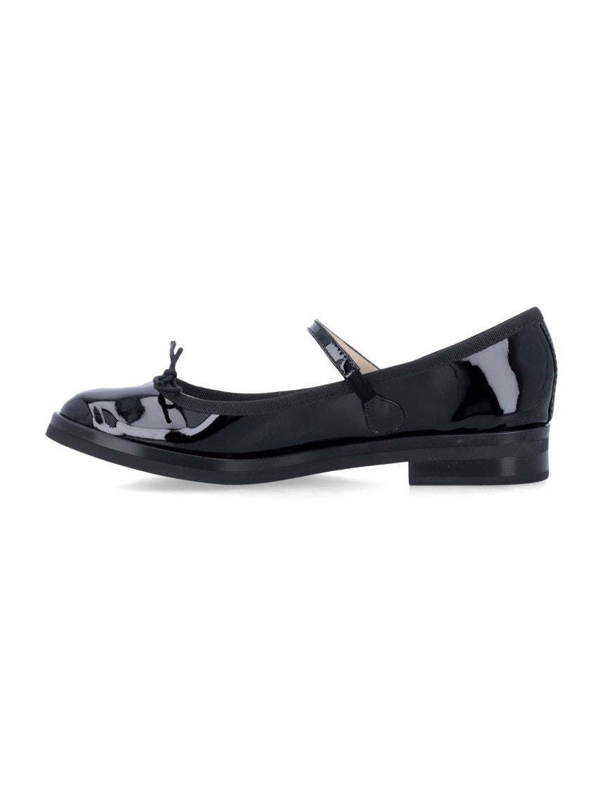 Repetto Glossy Black Patent Ballet Flats