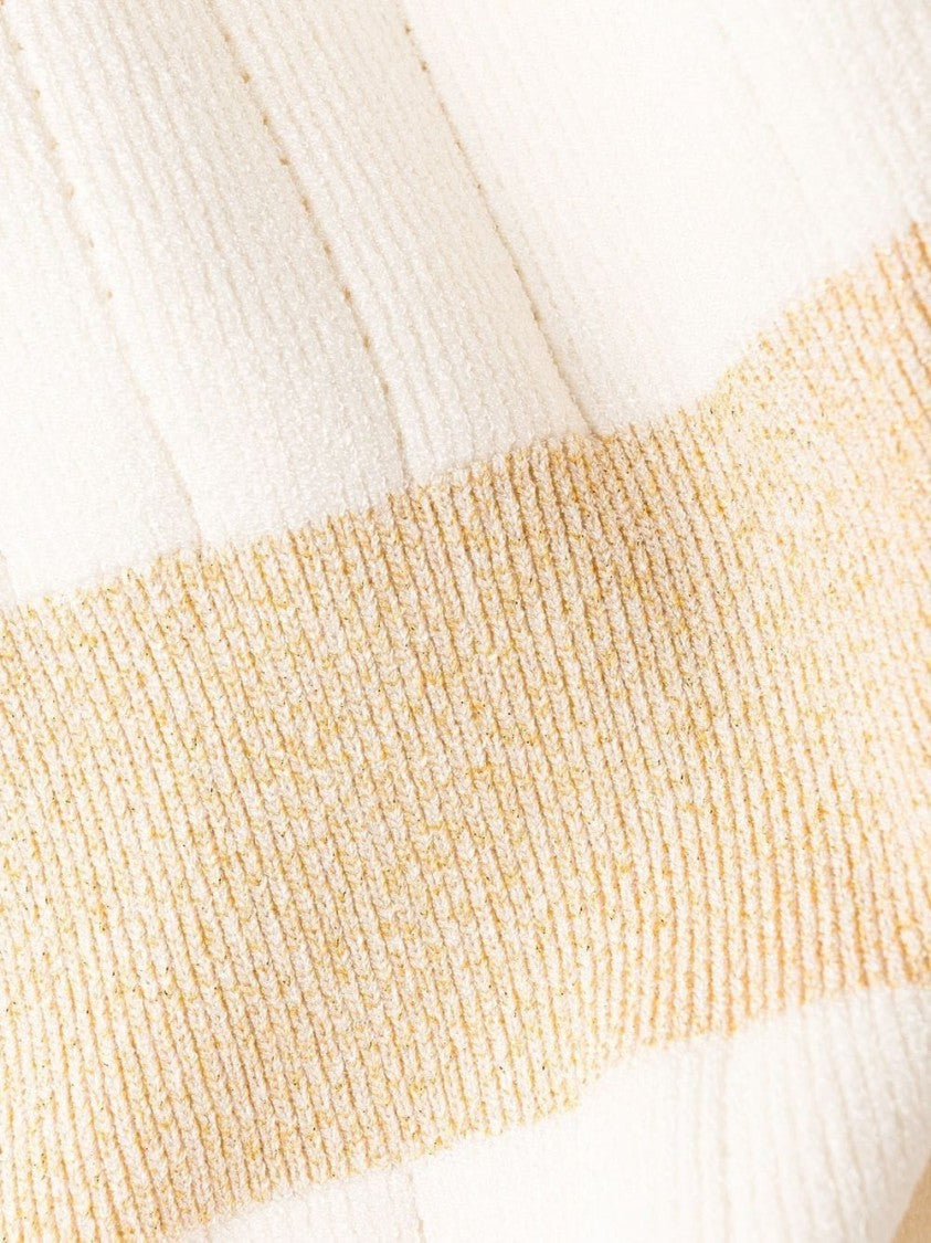 Balmain Sleeveless Golden Edge Dress