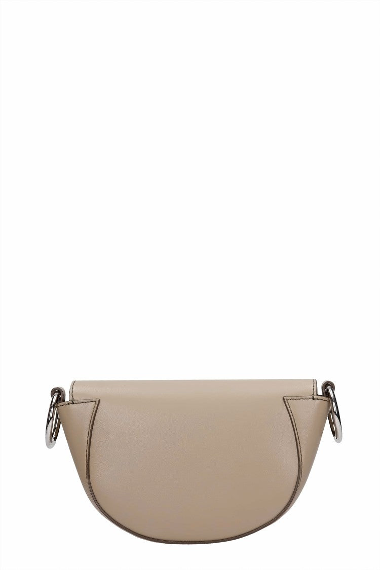 Stella Mccartney Semi-Circular Perforated Logo Crossbody Bag