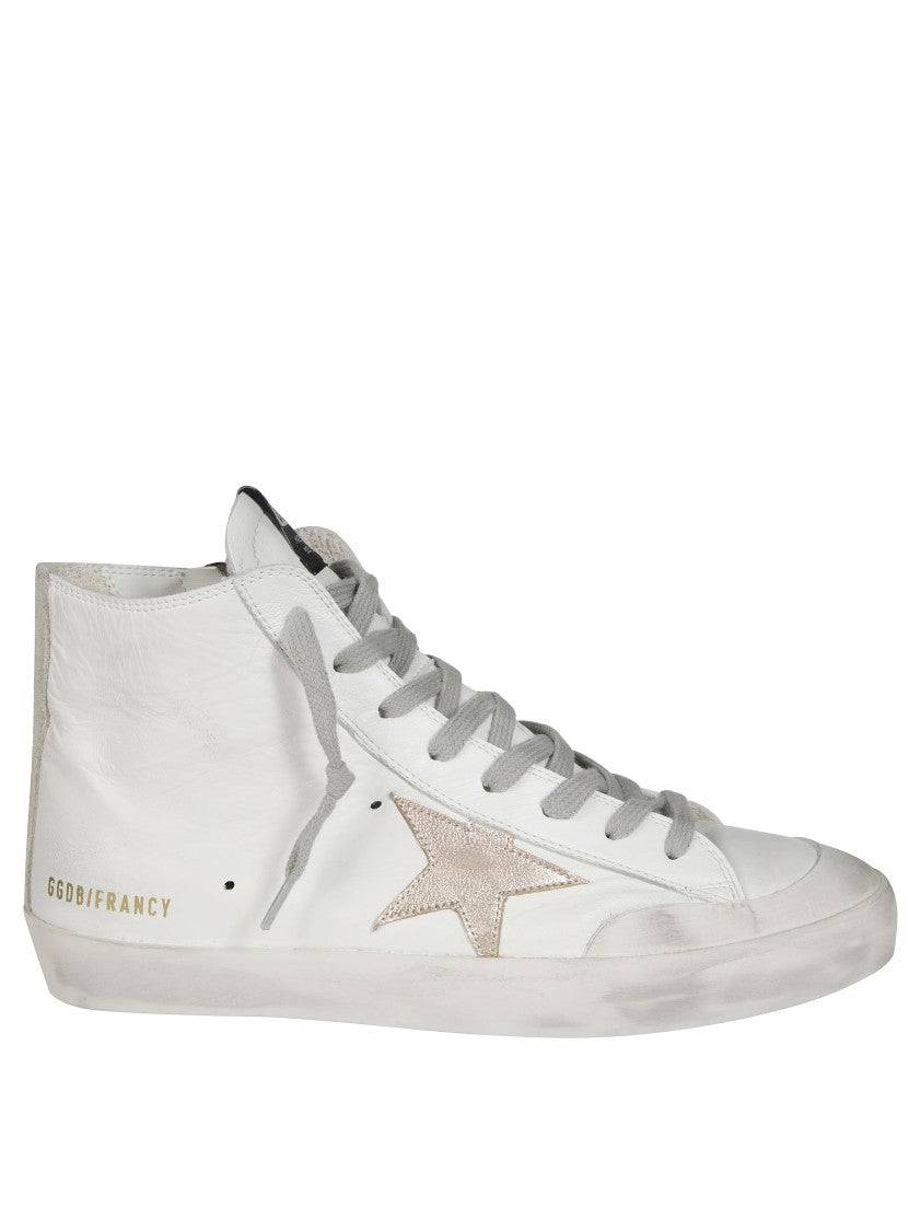 Golden Goose High-Top Sneakers With Star Detail