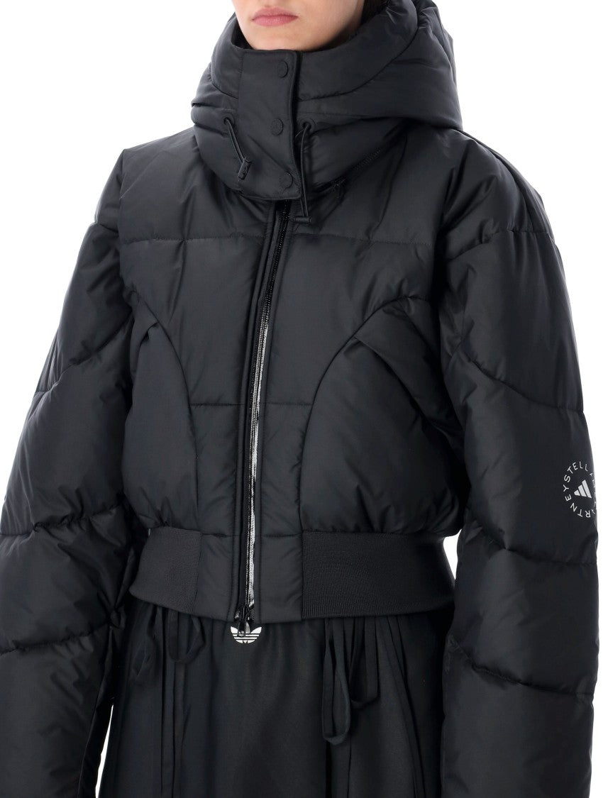 Adidas By Stella Mccartney Cropped Puffer Jacket