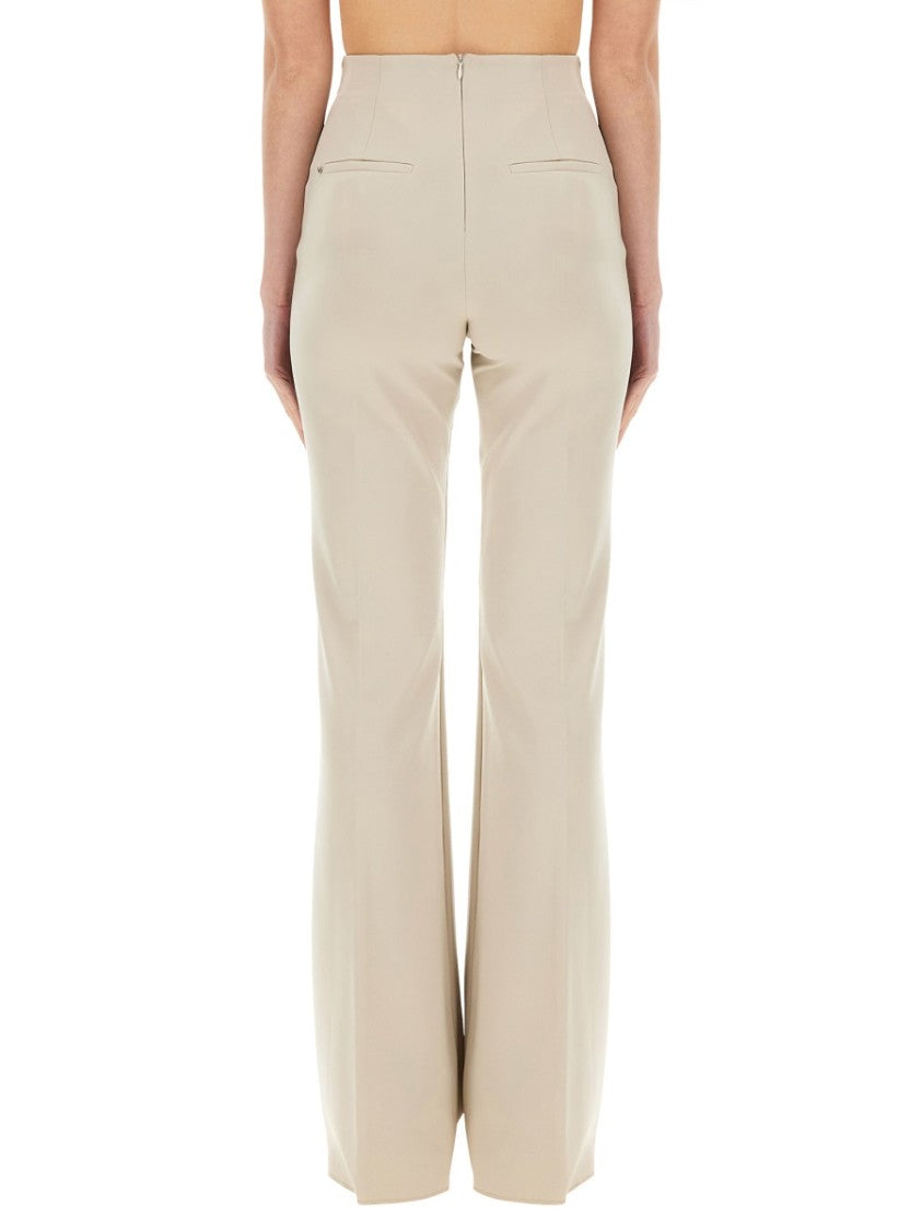 Sportmax High-Waisted Wide-Leg Pants With Tailored Finish
