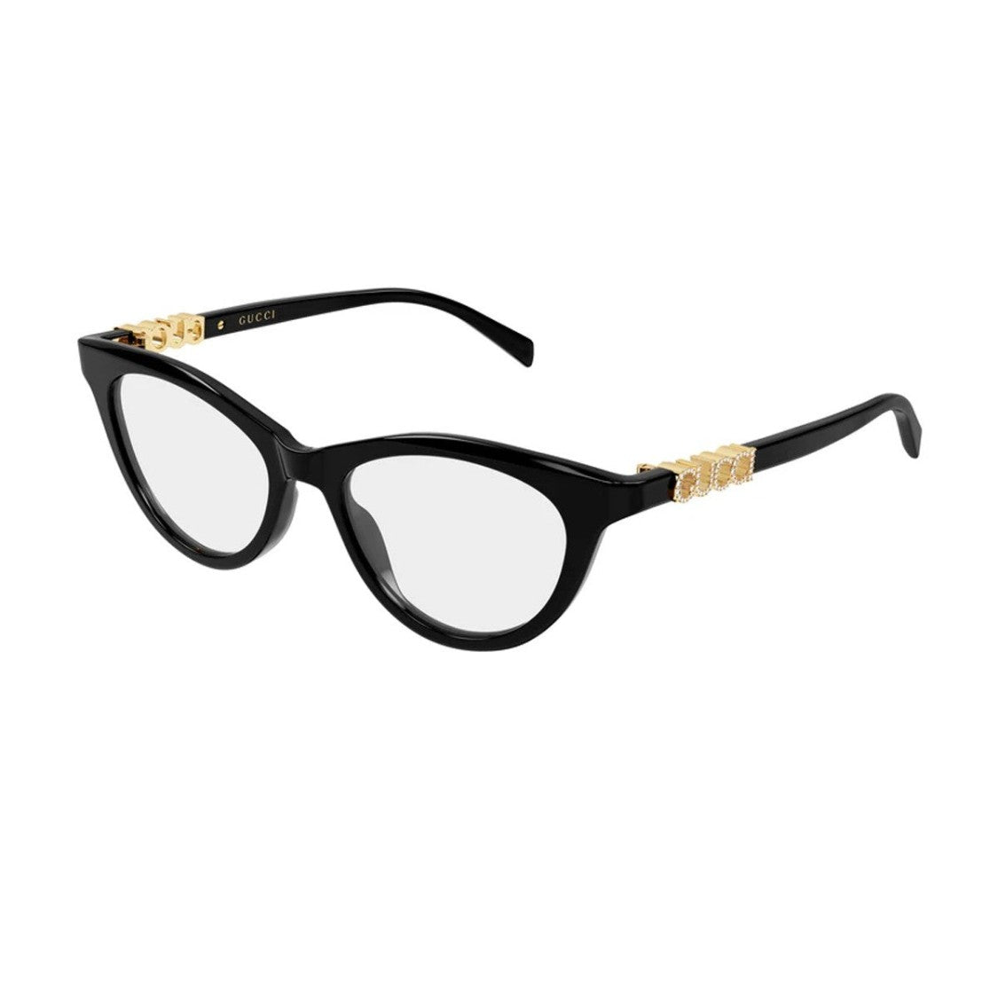 Gucci Black Gg2034o Recycled Acetate Butterfly Eyeglasses