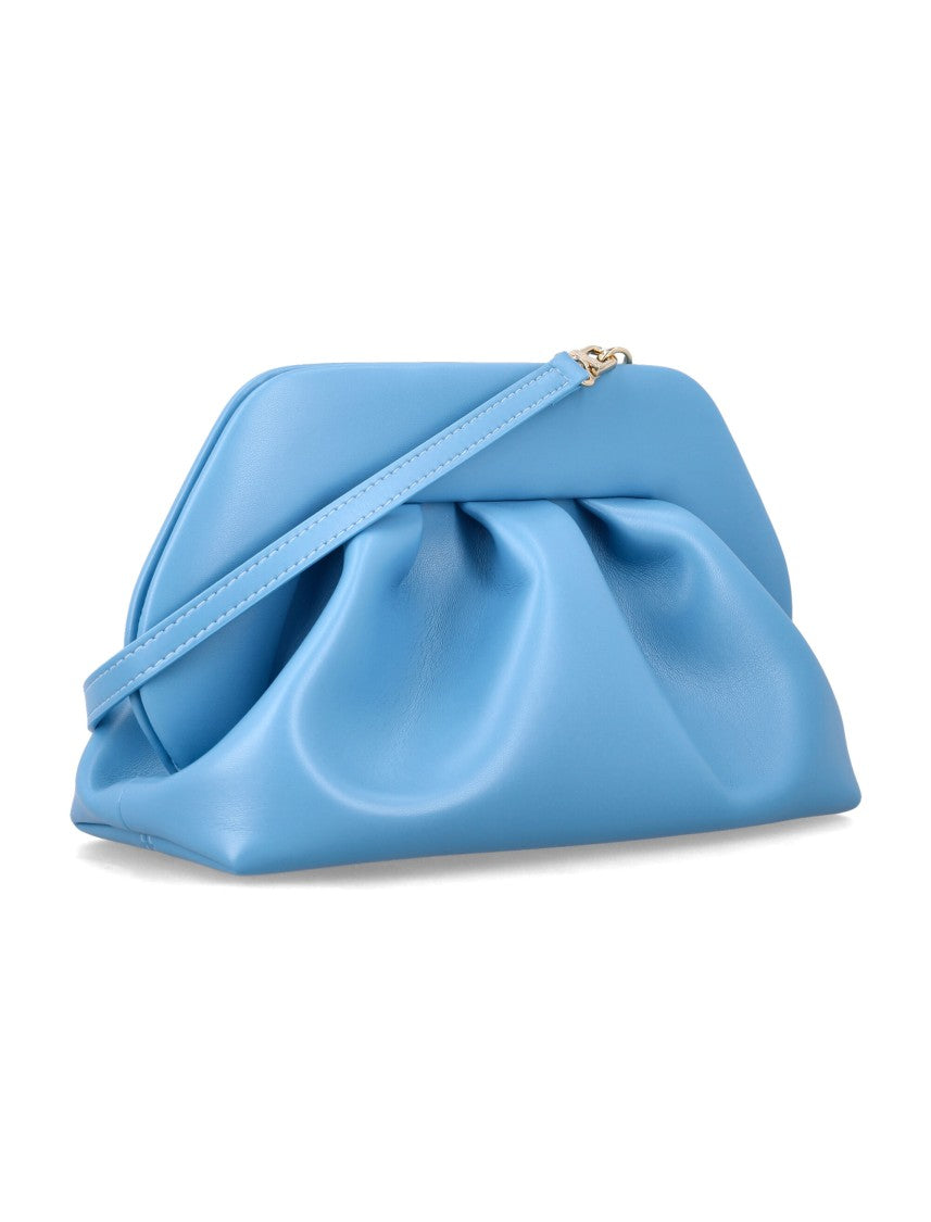 Themoirè Sculptural Medium Clutch With Removable Strap