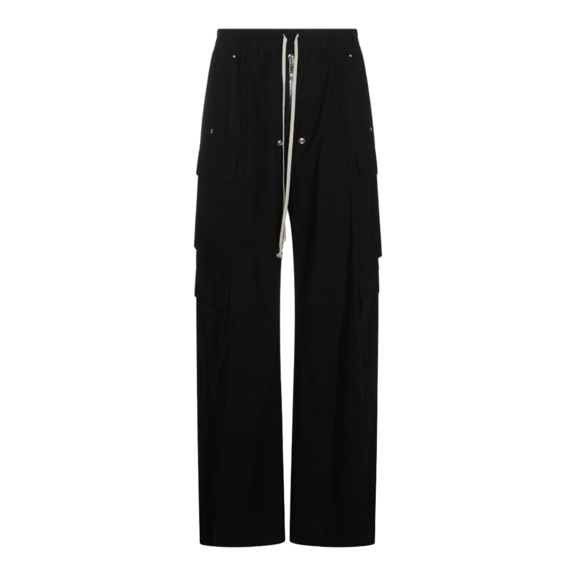 Drkshdw By Rick Owens Relaxed Straight-Leg Cargo Trousers With Contrasting Drawstring