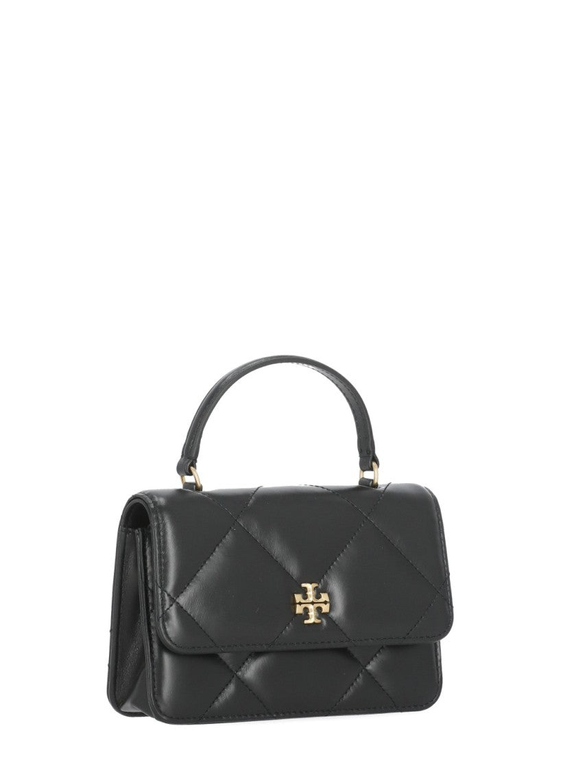 Tory Burch Black Quilted Leather Adjustable Chain Strap Shoulder Bag