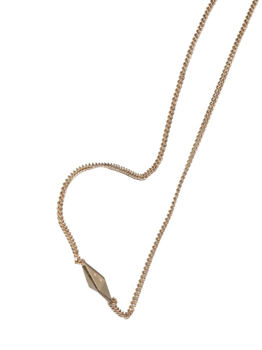 Jimmy Choo Diamond Fine Gold-Tone Geometric Metal Charm Necklace