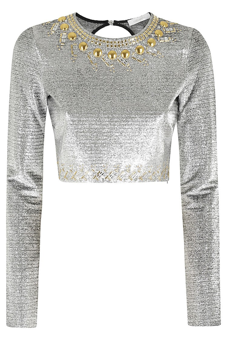 Rabanne Fitted Crop Top