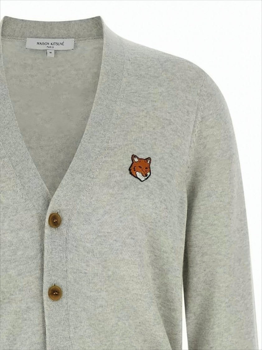 Maison Kitsuné Merino Wool Regular Fit Cardigan