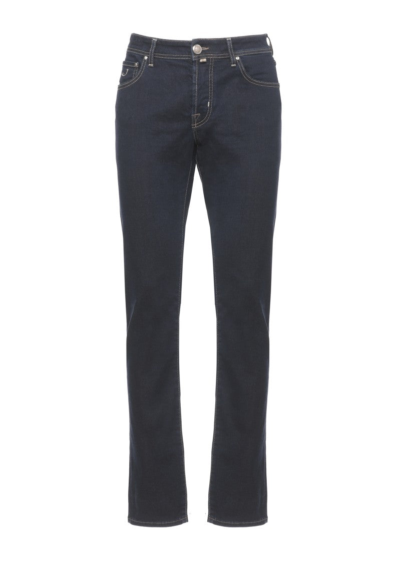 Jacob Cohen Blue Nick Slim Cotton Jeans