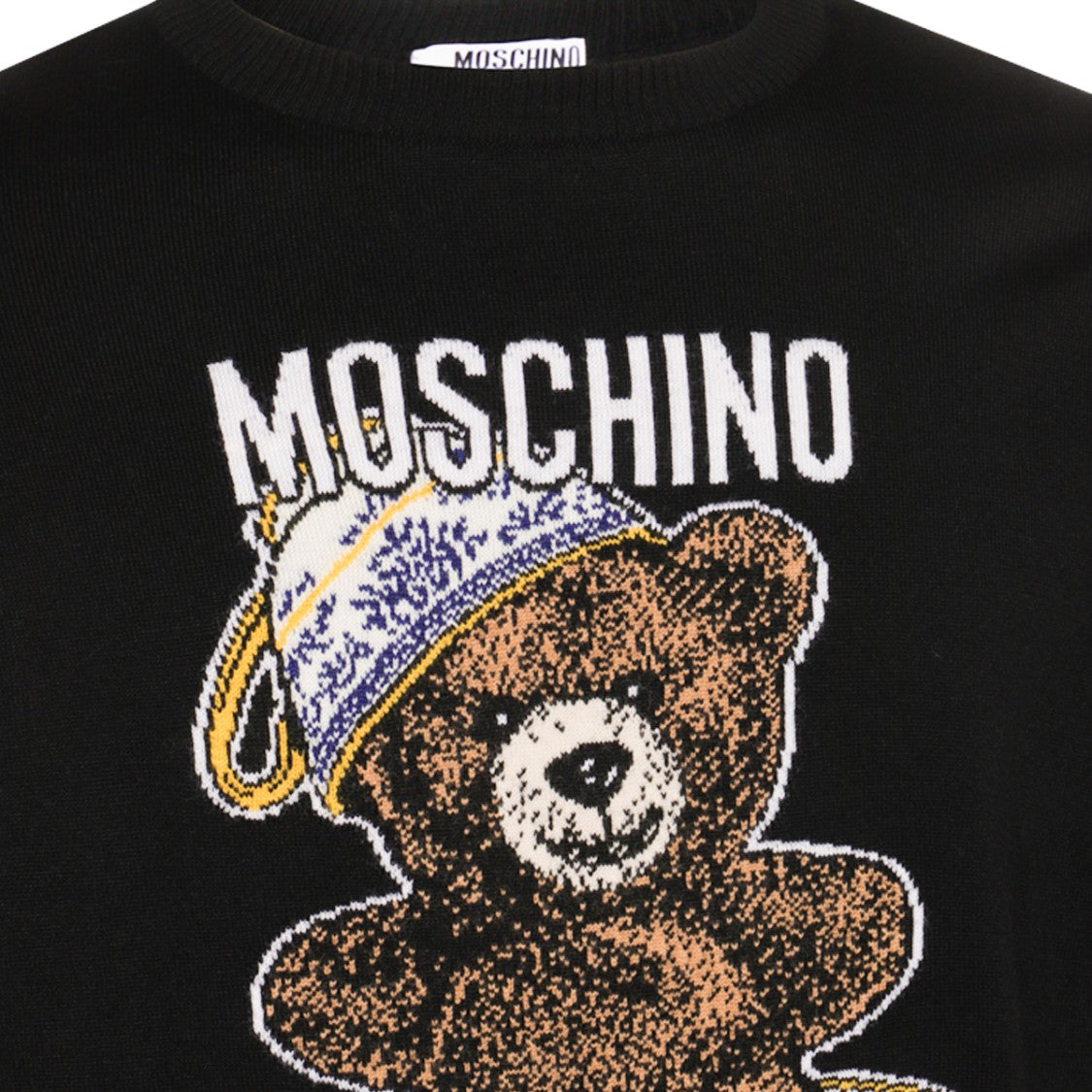 Moschino Black Wool Knitwear