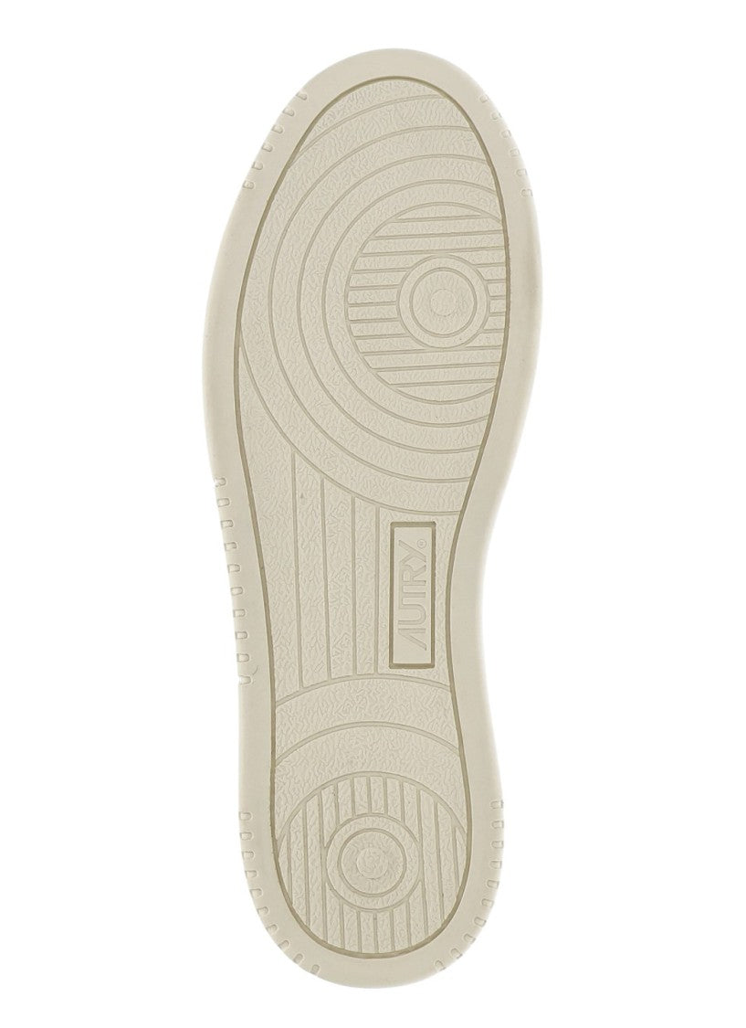 Autry White Smooth Leather Medalist Low-Top Sneakers