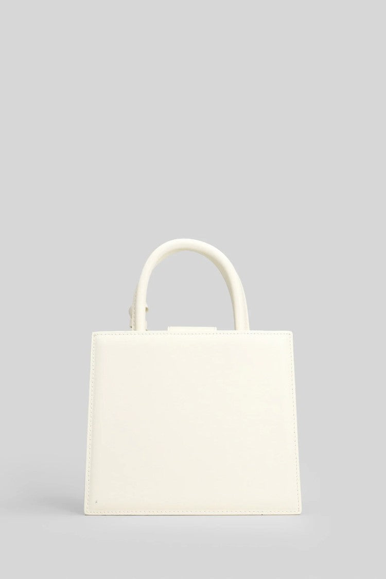 Mc2 Saint Barth White Unica Structured Handbag