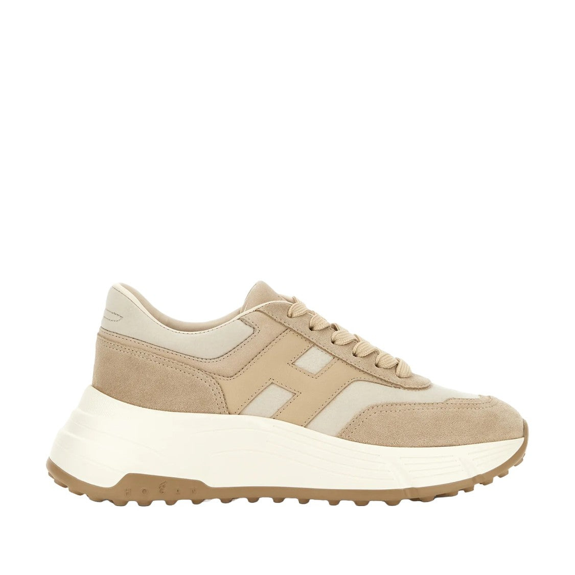 Hogan Classic Lace-Up Sneakers With Sole