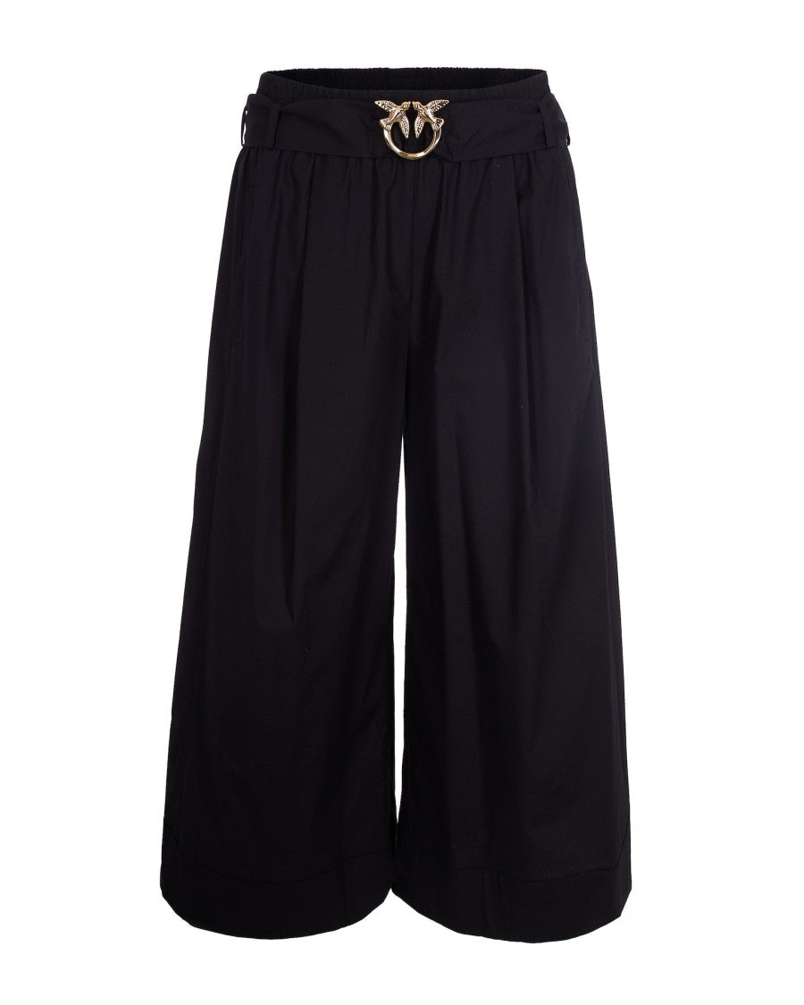 Pinko Bermuda Shorts With Gathered Waistband