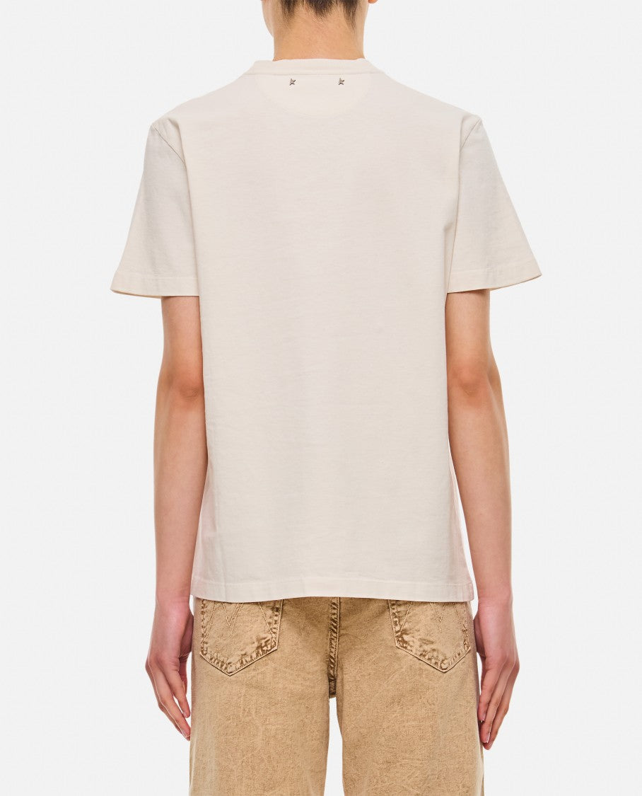 Golden Goose Deluxe Brand Logo Cotton Jersey T-Shirt