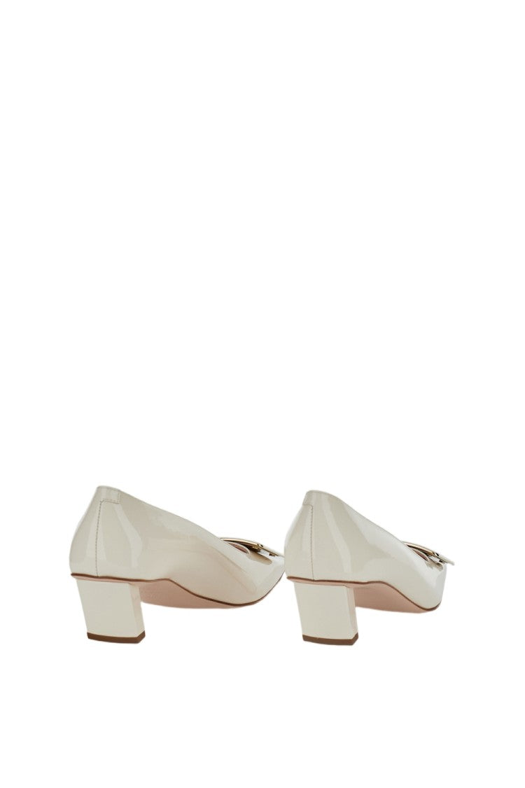 Roger Vivier Pointed Toe Pumps With Rectangular Buckle Detail