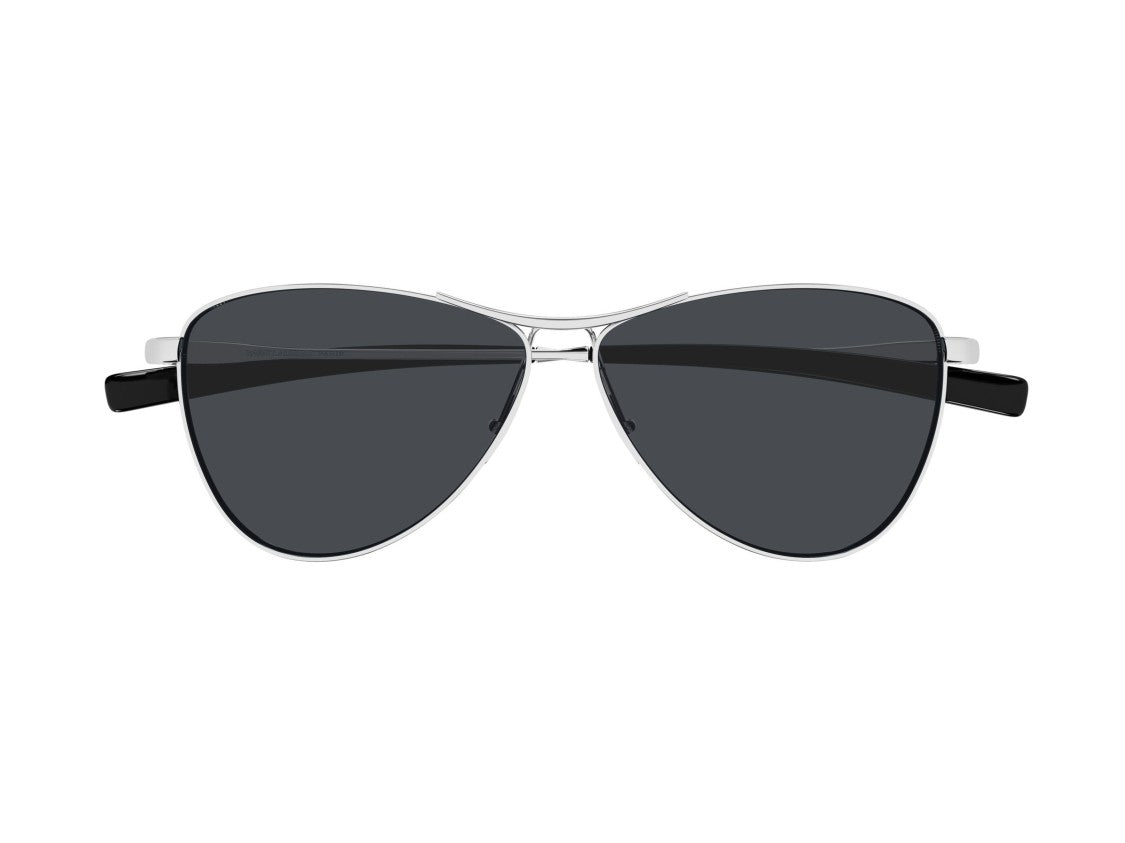 Saint Laurent Silver Sl 831 Vesper Metal Aviator Sunglasses
