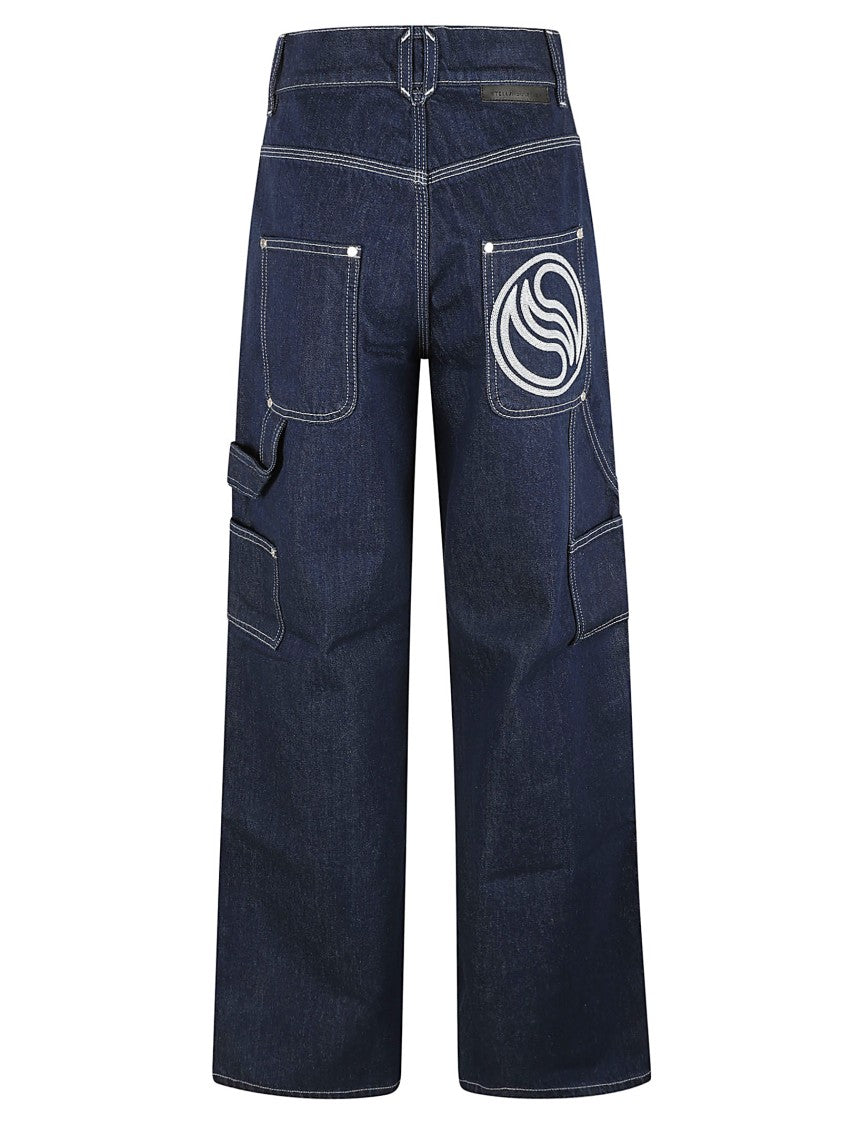Stella Mccartney Relaxed Wide-Leg Jeans With High Waist