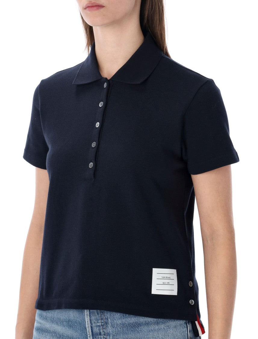 Thom Browne Relaxed-Fit Cotton Polo Shirt