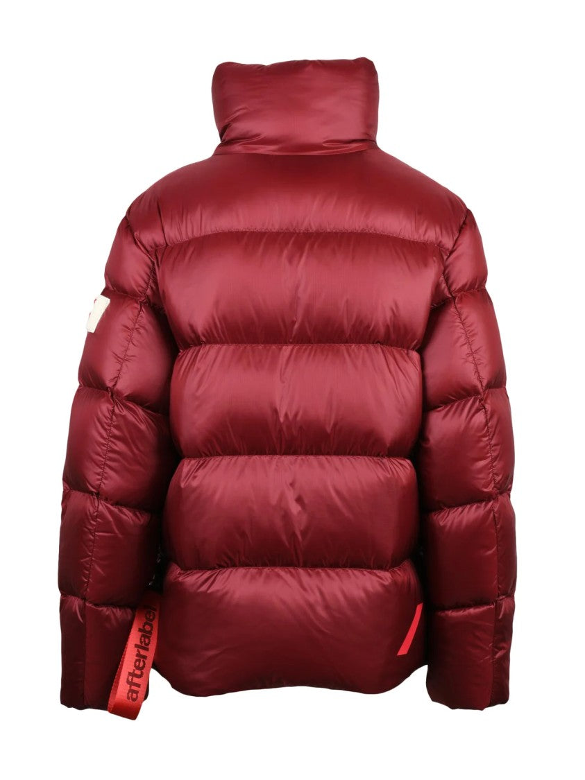 After Label Red Chamonix Water-Resistant Polyamide Down Jacket