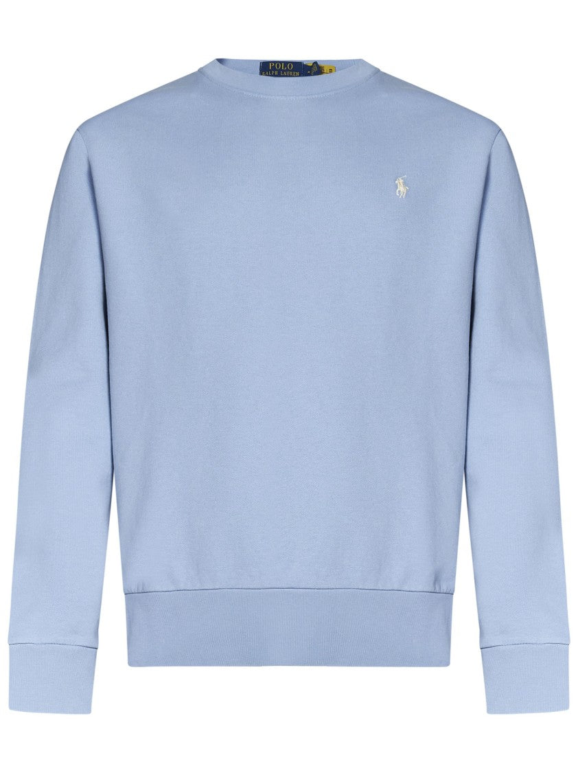Polo Ralph Lauren Crewneck Cotton Sweatshirt With Iconic Pony Embroidery