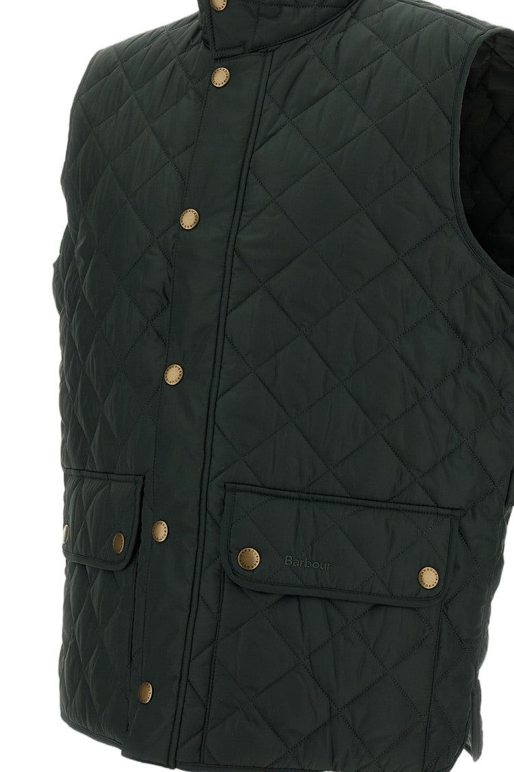 Barbour Green New Lowerdale Quilted Technical Fabric Vest