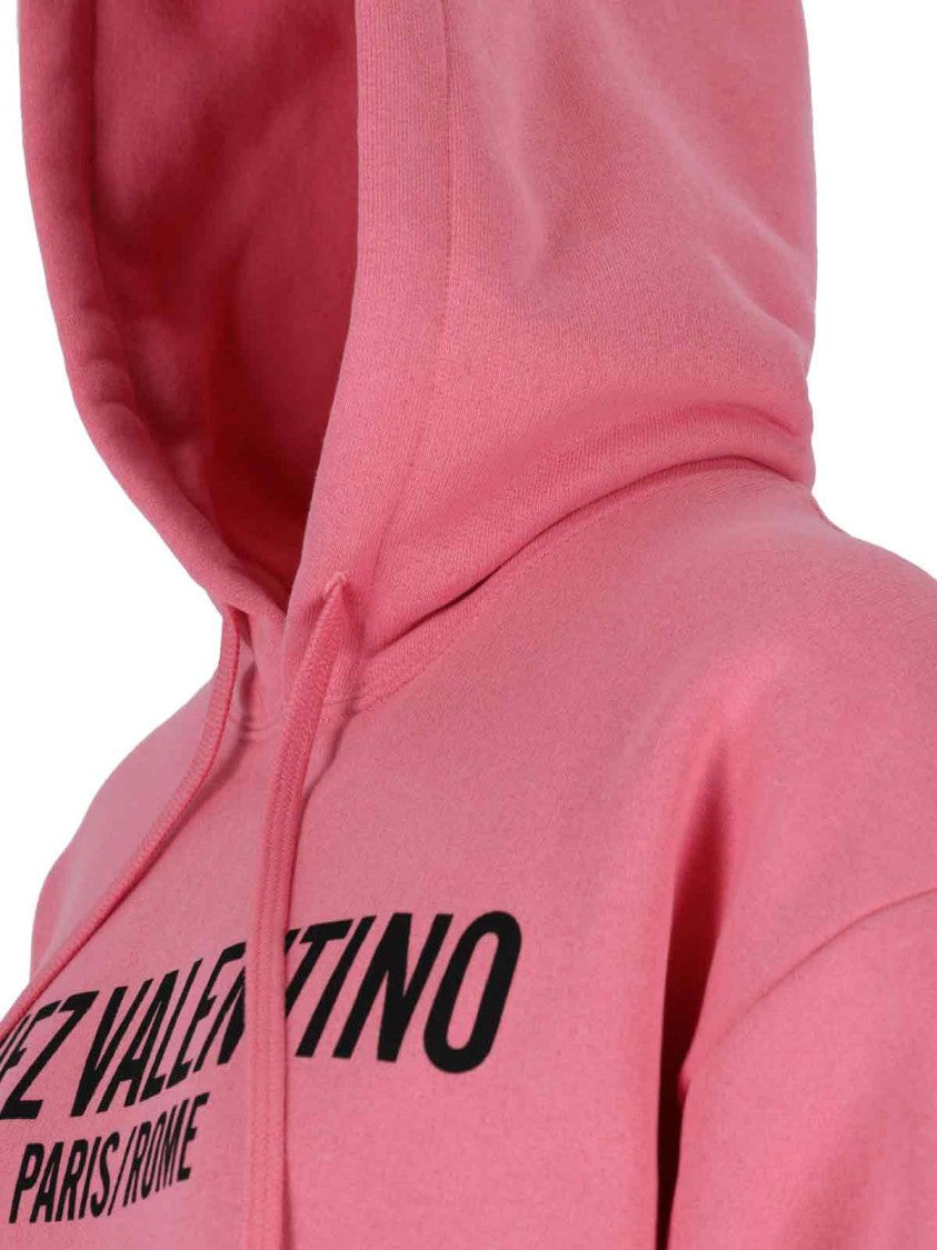 Valentino Logo Hoodie – Pink