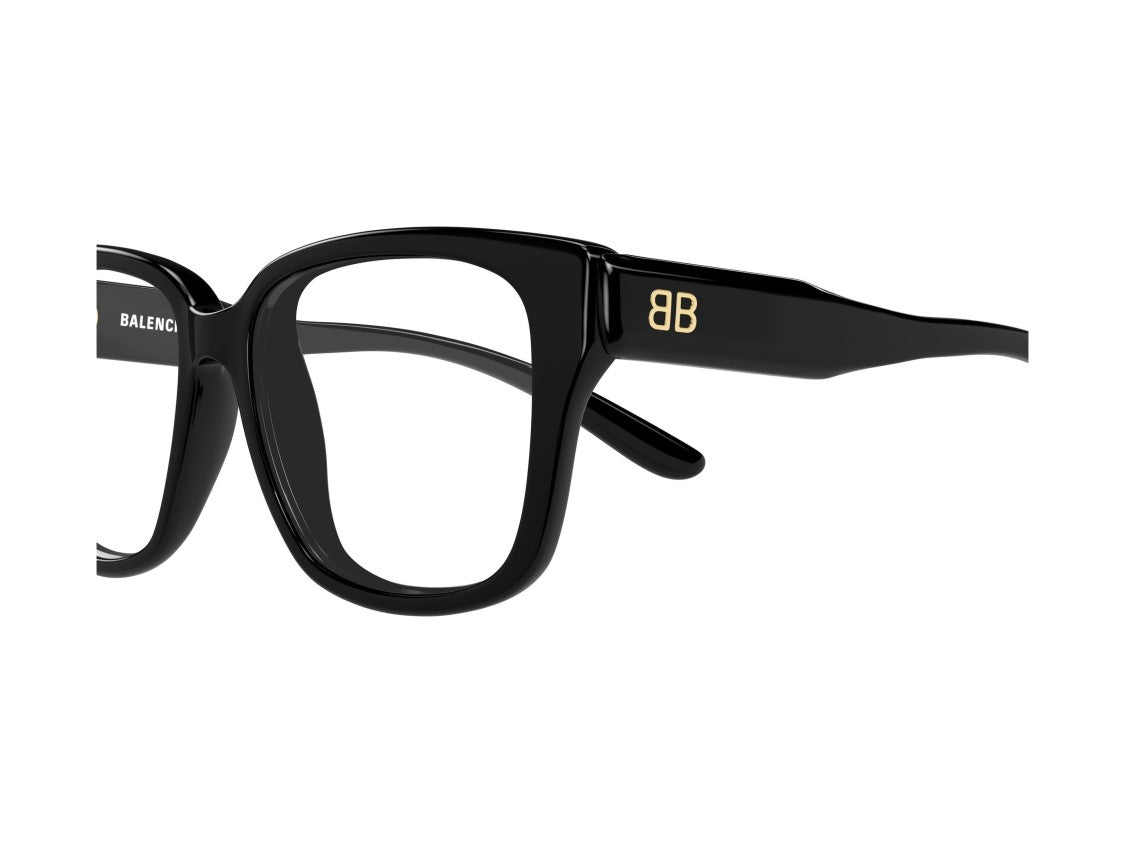Balenciaga Bb0513o Black Oversized Square Acetate Sunglasses