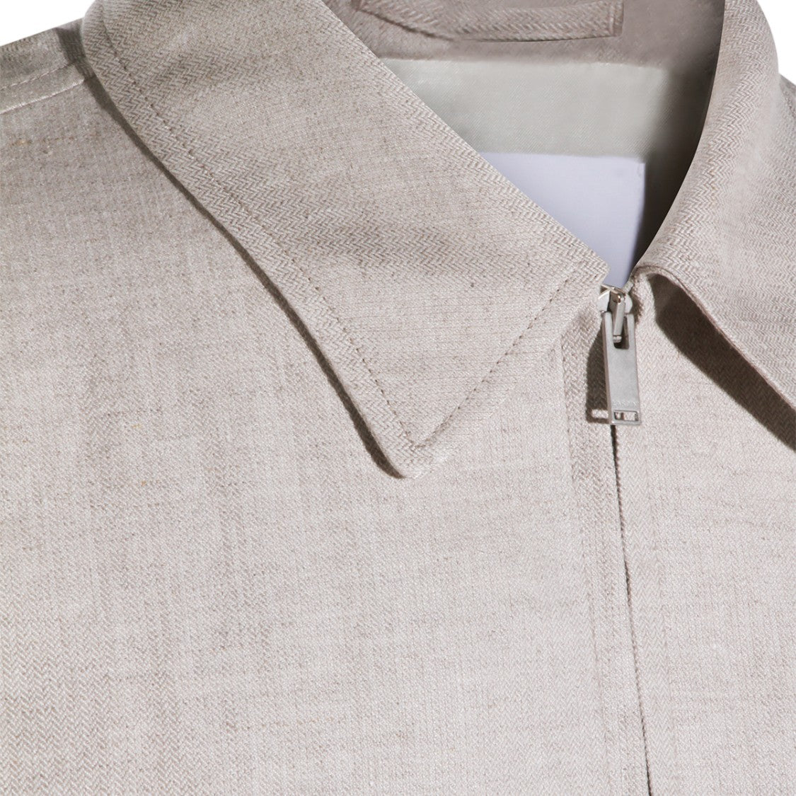 Lardini Sand Tailored Jacket With Structured Silhouette