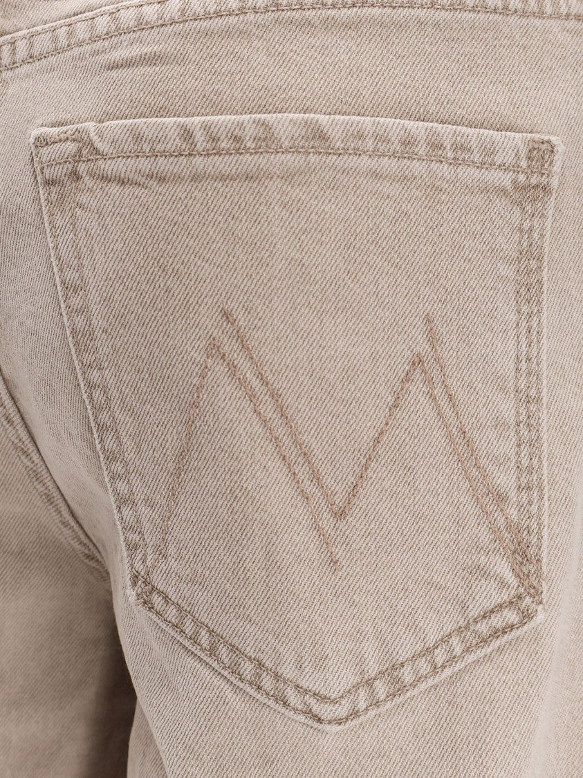 Mother Flared Leg Stretch Cotton Jeans