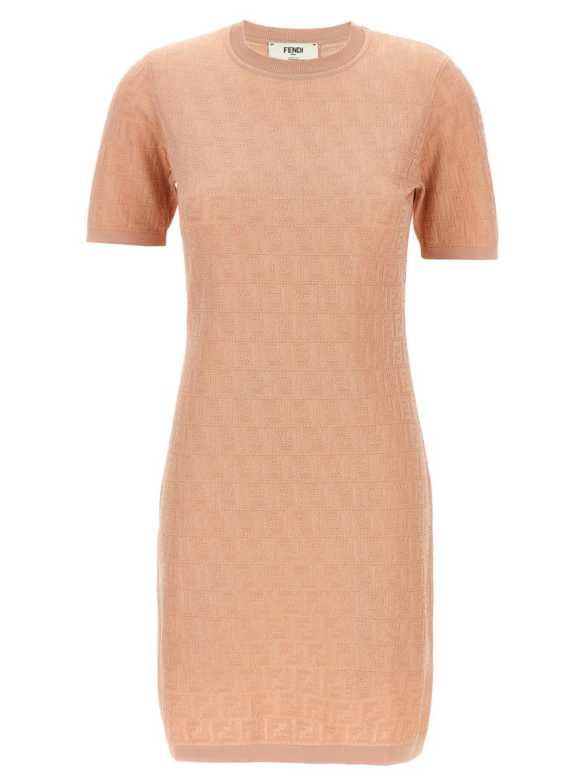 Fendi Ff Cotton Dress