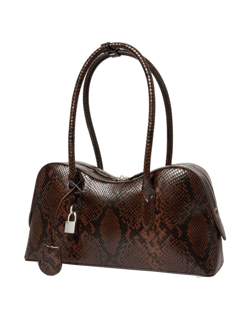 Stella Mccartney Ryder Medium Snake Pattern Shoulder Bag