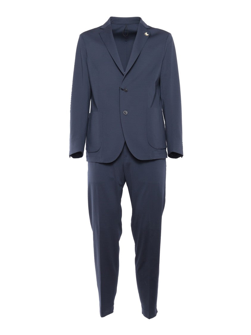 Tombolini Tailored Running Suit With Single Button Closure