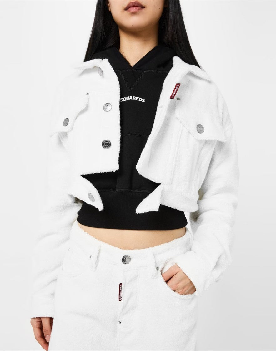 Dsquared2 Cropped Towel Jacket