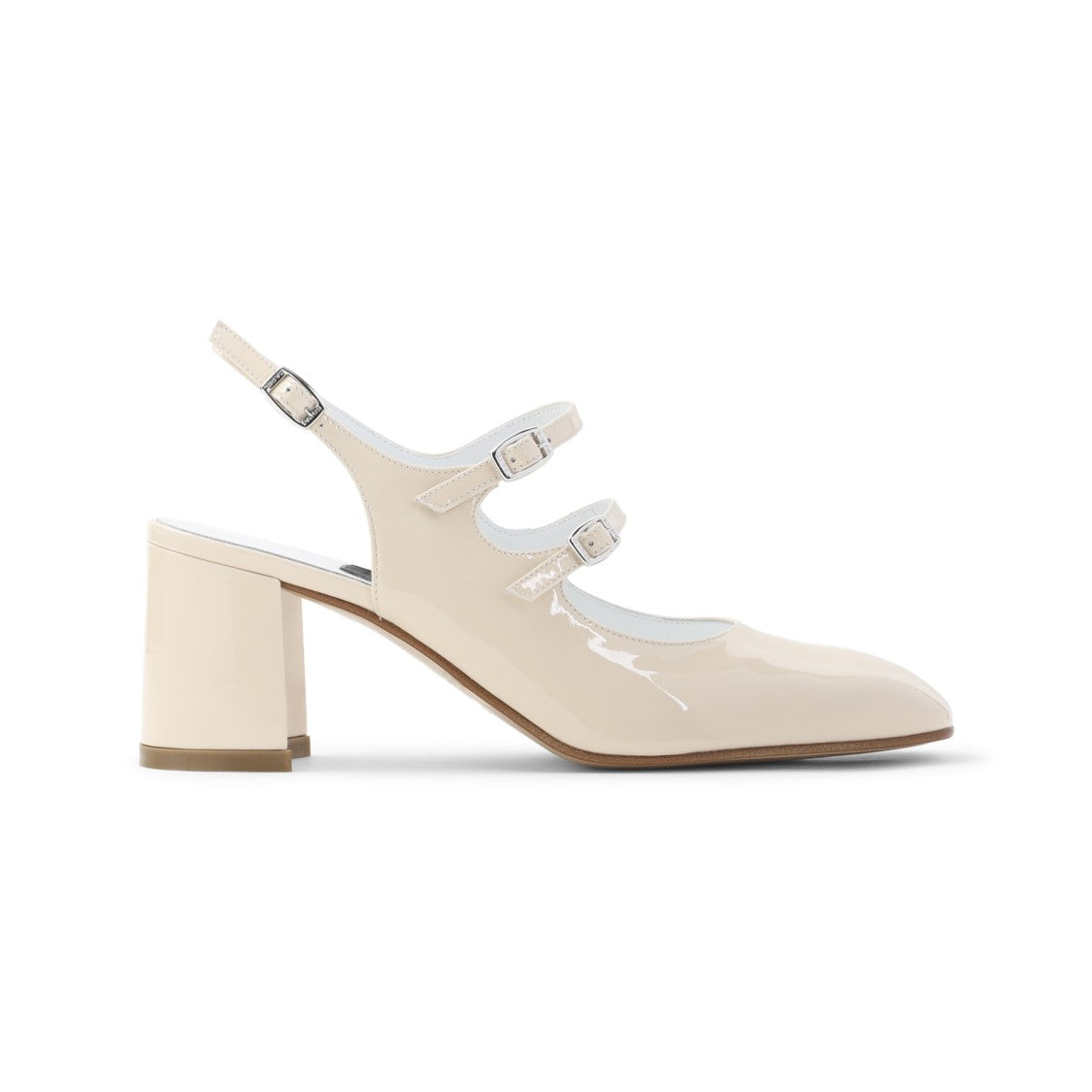 Carel Paris Banana 7Cm Heel Calf Leather Pumps