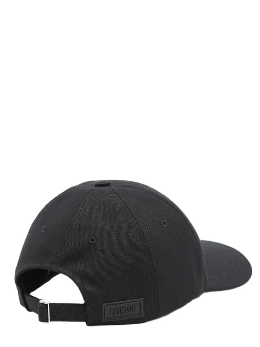 Loewe Structured Black Baseball Cap