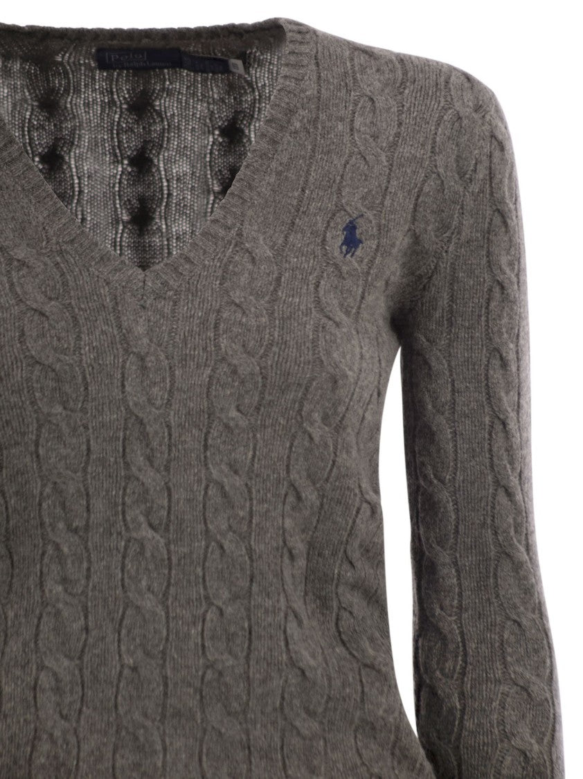 Polo Ralph Lauren Wool And Cashmere Cable Knit Jumper