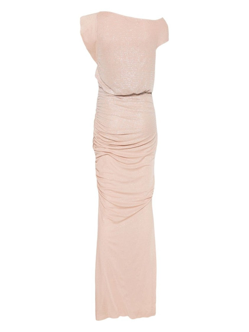 Genny Light Beige Tulle Dress