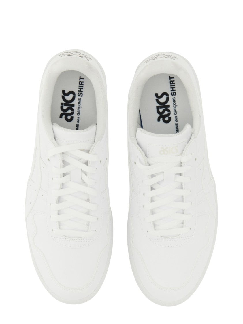 Comme Des Garçons Minimalist Low-Top Sneakers With Pixelated Graphic