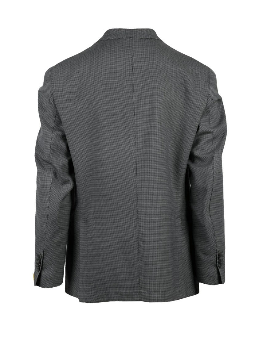 L.B.M. 1911 Grey Virgin Wool Rounded Jacket