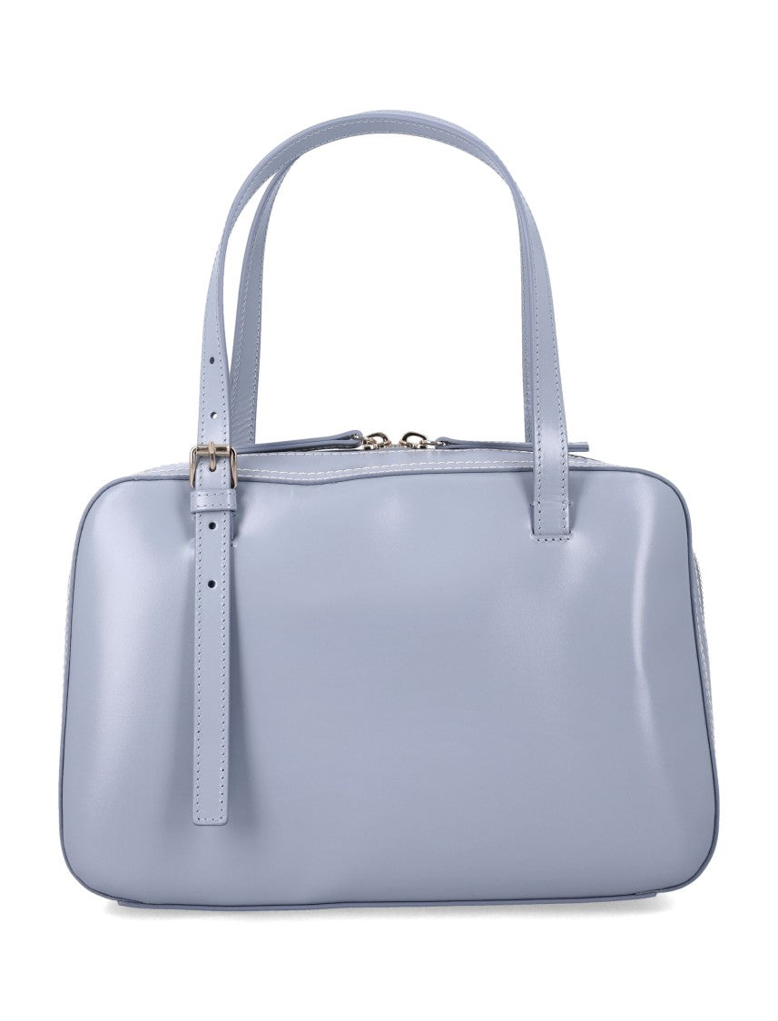 A.P.C. Rectangular Handbag With Adjustable Strap And Glossy Finish