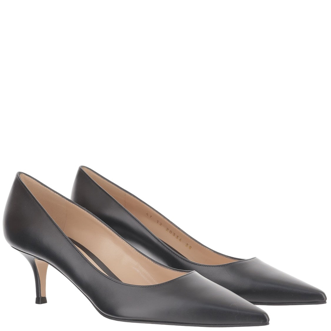 Gianvito Rossi Pointed-Toe Suede Pumps With Mid-Height Heel