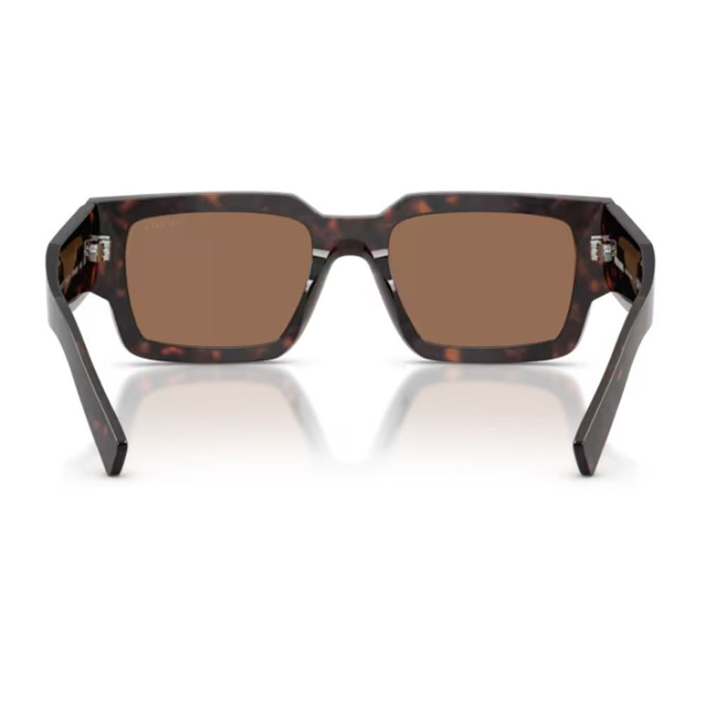 Prada Pr B17s Symbole Square Frame Tortoiseshell Acetate Sunglasses