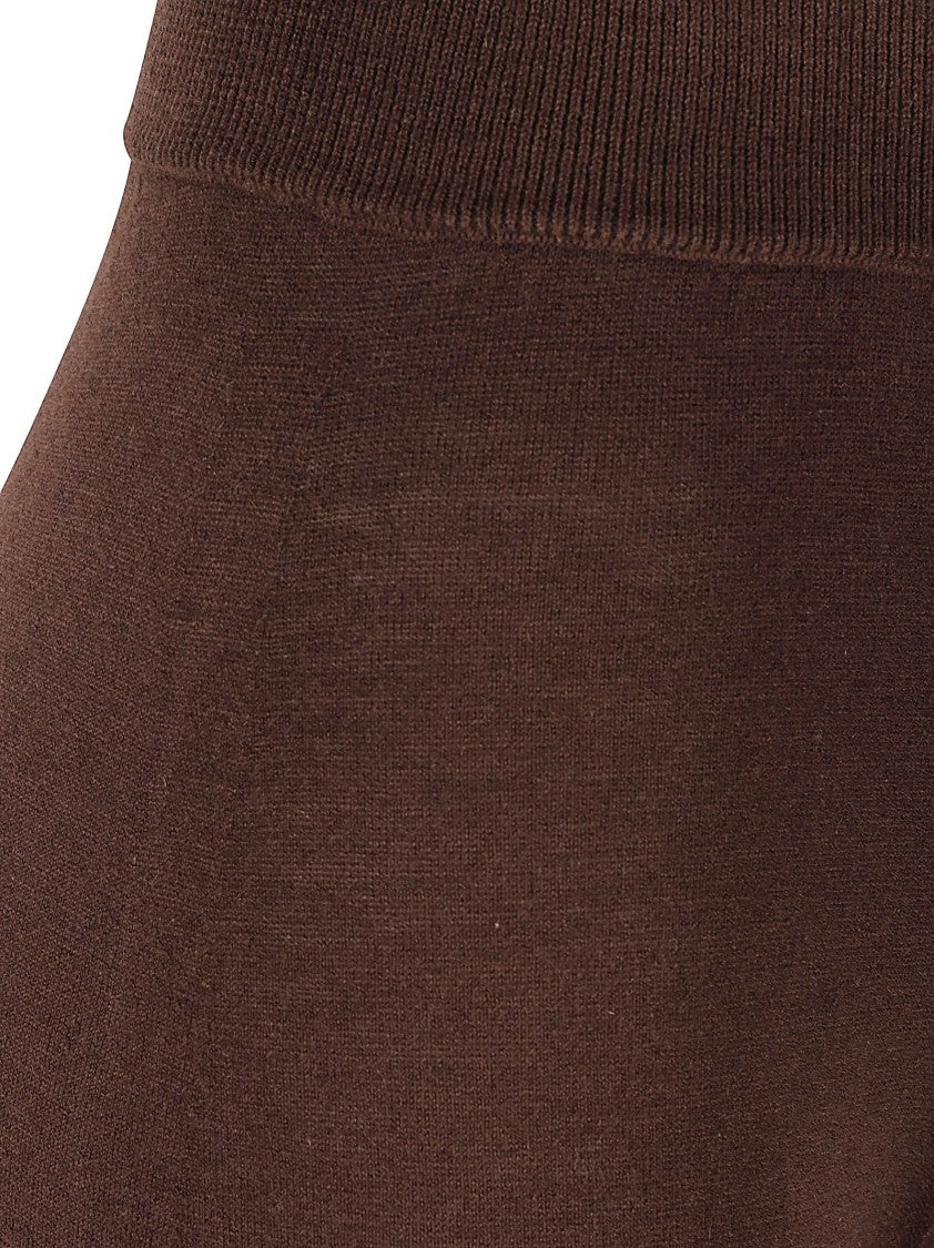 Majestic Filatures High-Waisted Cropped Pants With Ribbed Detailing