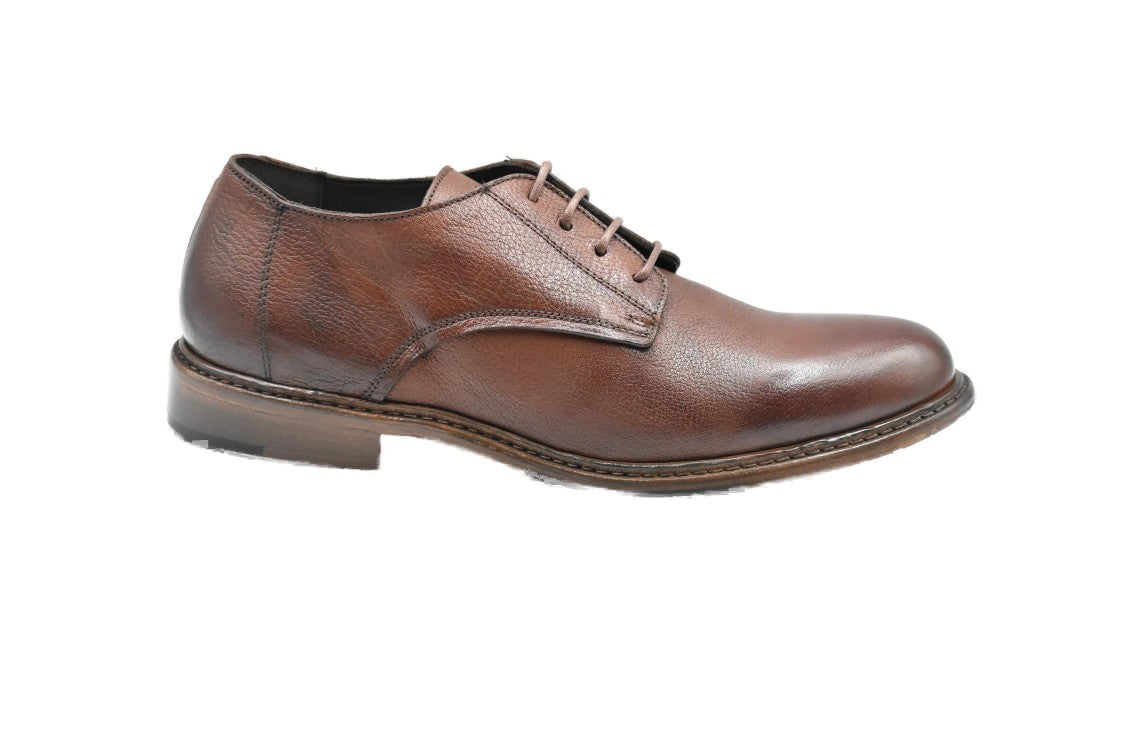 Ernesto Dolani Textured Leather Derby Shoes